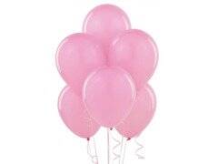 Balony lateksowe pastelowe różowe - duże - 25 szt.