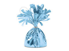 Obciążnik foliowy do balonów napełnionych helem - niebieski błyszczący - 145 g